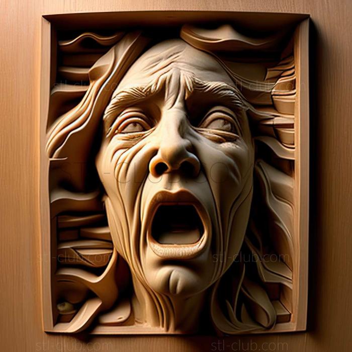 3D мадэль Шерри Левин, американская художница. (STL)